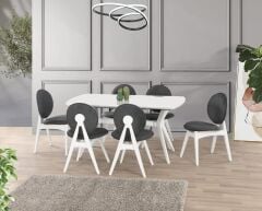 VENEZİA MASA TAKIMI 4 SANDALYE İLE SET