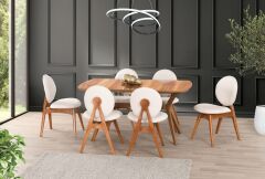 VENEZİA MASA TAKIMI 4 SANDALYE İLE SET