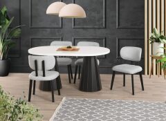 POTA AÇILIR MASA 4 SANDALYE İLE SET