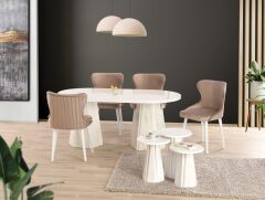 POTA AÇILIR MASA 4 SANDALYE İLE SET