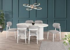 POTA SABİT MASA 4 SANDALYE İLE SET