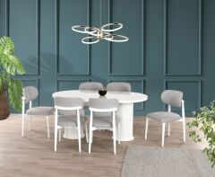 POTA SABİT MASA 4 SANDALYE İLE SET