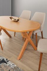 SAHRA SABİT MASA 4 SANDALYE İLE SET