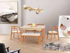 PARS MASA TAKIMI 4 SANDALYE İLE SET