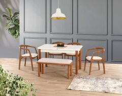 PARS MASA TAKIMI 4 SANDALYE İLE SET