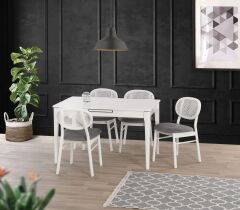 PARİS MASA TAKIMI 4 SANDALYE İLE SET