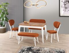 TERS REDYUS MASA TAKIMI 4 SANDALYE İLE SET