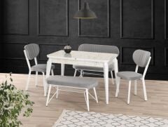 TERS REDYUS MASA TAKIMI 4 SANDALYE İLE SET