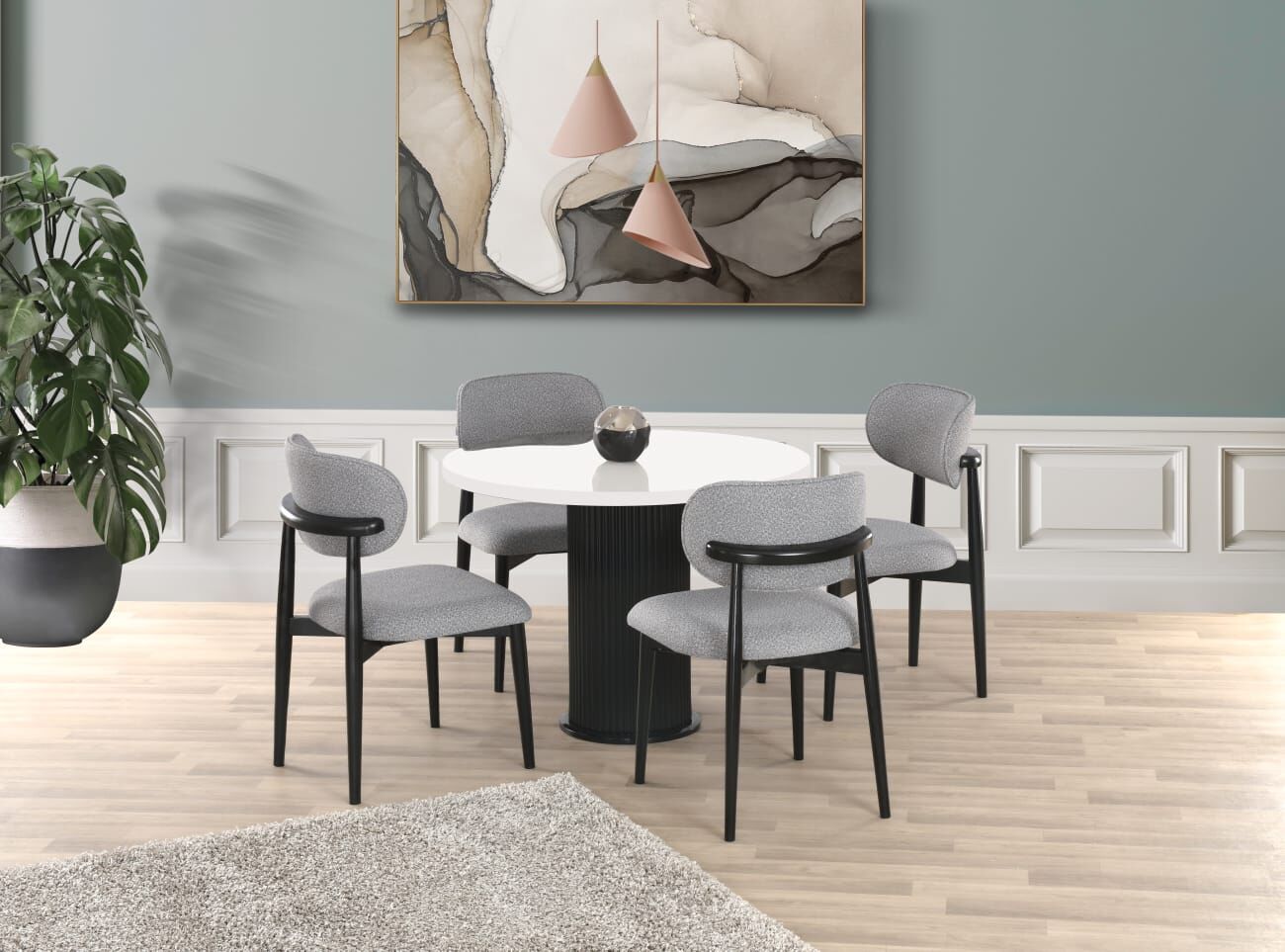 POTA PTT MASA TAKIMI 4 SANDALYE SET